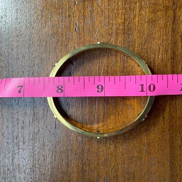 Kate Spade Gold Tone Bangle Bracelet. - Picture 5 of 6